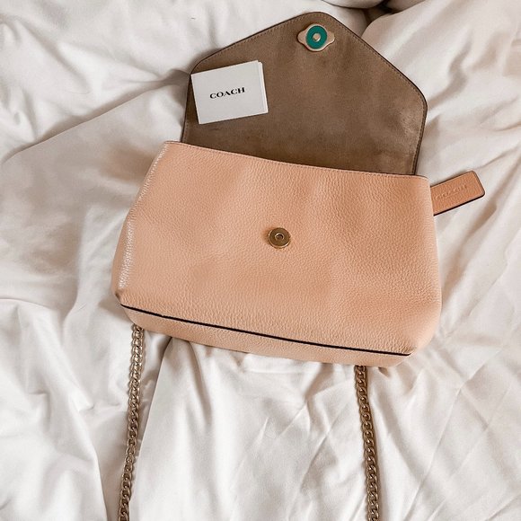 Coach Tammie Shoulder Bag With Floral Whipstitch - Picture 6 of 7